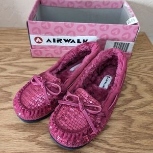 Airwalk Flurry Flocon Pink Sequin Slippers